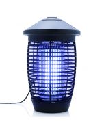 20W Electric Bug Zapper Mosquito Killer for Indoor and Outdoor, Flying Pests Trap with 4000V High Voltage Electric Grid in Black Color