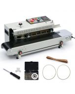 Automatic Continuous Bag Band Sealing Machine - Horizontal Band Sealer with Digital Temperature Control for 0.02-0.08mm PVC Bags