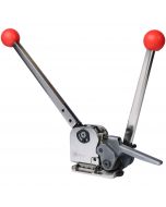 Metal Manual Belt Packing Banding Machine for Steel Packaging Strapping - Suitable for Width 1/2" 5/8" 3/4" with Sealless Combination Tools.
