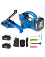 Electric Strapping Tool - Portable Semi-Automatic Banding Device for 1/2-3/4 in PP PET Straps, 2×3000mah Battery Operated