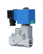 High Pressure Solenoid Valve - 1/2" Stainless Steel 100 bar, 12V DC High-Pressure High-Temperature Resistance Solenoid Valve, 248℉