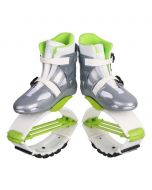 White and Green Jumping Shoes- Unisex Fitness Jump Shoes Bounce Shoes(M,L,XL, XXL)