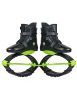 Black and Green Jumping Shoes- Unisex Fitness Jump Shoes Bounce Shoes(L,XL, XXL)