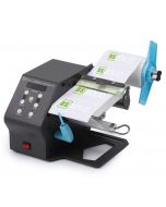 Automatic Label Dispenser for Translucent/Opaque Labels Rolls and Fan-fold Labels, LED Counter, Preset Quantity, Width 5-180 MM
