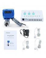 Smart Water Leak Detection System with Motorized Ball Valve and 3 Sensors for Home Protection