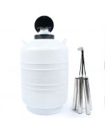 30L Wide-Mouth Cryogenic Container for Liquid Nitrogen Storage