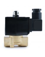 3/8" Brass Electric Solenoid Valve 12V DC Normally Closed VITON Air Water Oil Fuel