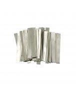 0.15x6x50mm 50 count, Pure Nickel Strip Solder Tabs for High Capacity 18650 Lithium Battery Packs