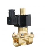 Electric Solenoid Valve - 3/4" 110V AC Brass Body Normally Open with VITON SEAL