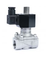 3/4" Stainless Steel Solenoid Valve - 110V AC Normally Open with Viton Seal