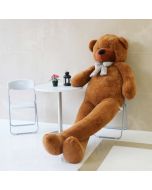 Enormous 91" Teddy Bear 7.5 ft Giant Dark Brown Plush Toy
