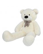 63" (5.25 ft )Gentle White Teddy Bear Stuffed Toy