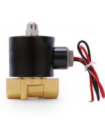 Compact 1/4" Zinc-Alloy 12V DC Solenoid Valve with NBR Seal