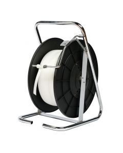 Industrial Grade Strapping Cart Dispenser - for Use with Polypropylene/Composite Strapping, Fits 8" x 8" Cores.