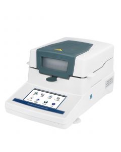 Digital Moisture Analyzer - 110g x 1mg, 0.01% Readability, Halogen Moisture Balance with Touch Screen