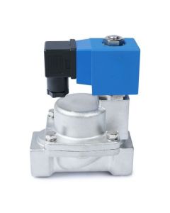 High Pressure Solenoid Valve - 1" Stainless Steel 100 bar, 12V DC High-Pressure High-Temperature Resistance Solenoid Valve, 248℉