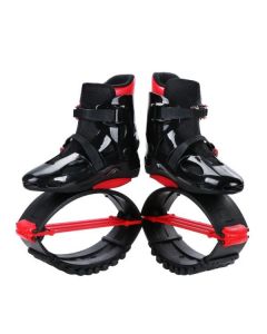 Black and Red Jumping Shoes- Unisex Fitness Jump Shoes Bounce Shoes(XL, XXL)