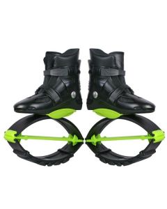 Black and Green Jumping Shoes- Unisex Fitness Jump Shoes Bounce Shoes(L,XL, XXL)