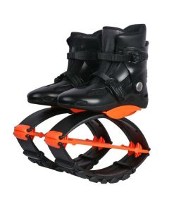 Black and Orange Jumping Shoes- Unisex Fitness Jump Shoes Bounce Shoes(L,XL, XXL)