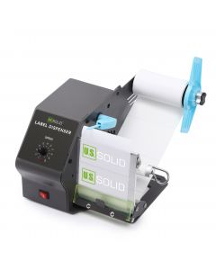 Automatic Label Dispenser for Long Translucent and Opaque Labels Rolls and Fan-fold Labels, 5-180 MM Width, Max. Roll Diameter 280 MM