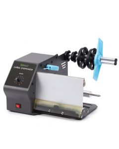 Automatic Label Dispenser for Long Translucent and Opaque Labels Rolls and Fan-fold Labels, 5-80 MM Width, Max. Roll Diameter 280 MM