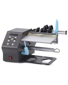 Automatic Label Dispenser for Translucent/Opaque Labels Rolls and Fan-fold Labels, LED Counter, Preset Quantity, Width 5-80 MM