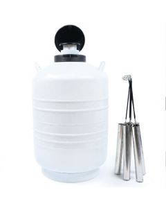 30L Wide-Mouth Cryogenic Container for Liquid Nitrogen Storage