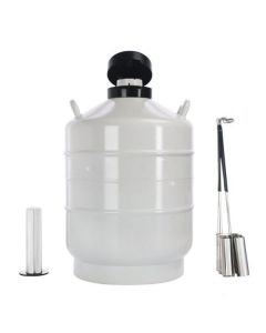 15L Cryogenic Container with Straps for Liquid Nitrogen Storage