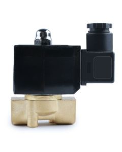 3/8" Brass Electric Solenoid Valve 12V DC Normally Closed VITON Air Water Oil Fuel
