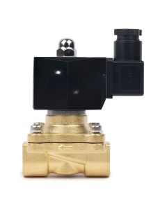 1/2" Brass Electric Solenoid Valve 12V DC Normally Closed VITON for Air Water Oil Fuel