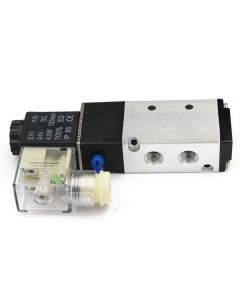 1/8" 5 Way 2 Position Pneumatic Electric Solenoid Valve DC 24 V