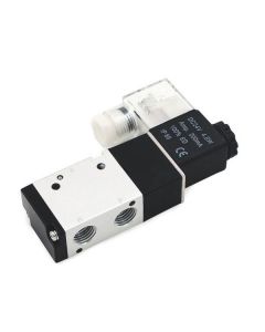 1/4" DC 24 V Pneumatic Electric Solenoid Valve 3 Way 2 Position, NPT