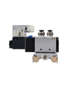 Pneumatic Solenoid Valves Manifold Base, 2 Position 5 Way, DC 24V
