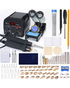 Dual Pen Wood Burning Station Pyrography Tool Set 2-in-1