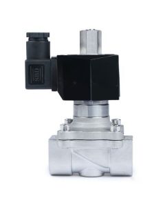 3/4" Stainless Steel 12V DC Solenoid Valve with Viton Seal, Normally Open