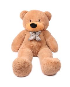 Big 47" (3.9 ft) 120cm Light Brown Stuffed Teddy Bear Toy