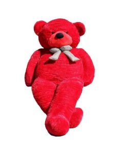 Big 91" (7.6 ft) Red Teddy Bear