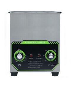 2L Stainless Steel Mechanical Ultrasonic Cleaner - 0.5 gal 40 KHz Cleaning Machine for Industrial and Jewelry Use