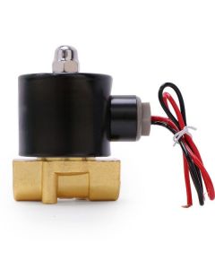 Compact 1/4" Zinc-Alloy 12V DC Solenoid Valve with NBR Seal