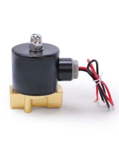 Zinc-Alloy 110V AC Solenoid Valve with NBR Seal - 3/8" Size