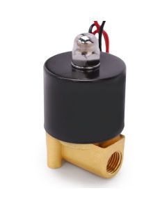 Zinc-Alloy 1/4" Solenoid Valve with NBR Seal - 24V AC