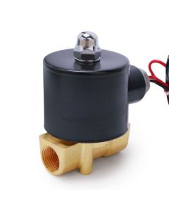 Zinc-Alloy Solenoid Valve - 3/8" 24V DC with NBR Seal